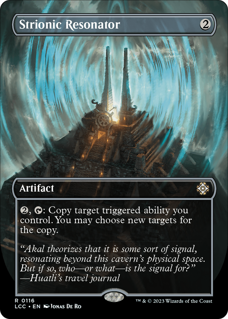 Strionic Resonator (Borderless) [The Lost Caverns of Ixalan Commander] | Good Games Cannington