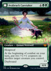 Avabruck Caretaker // Hollowhenge Huntmaster (Extended Art) [Innistrad: Crimson Vow] | Good Games Cannington