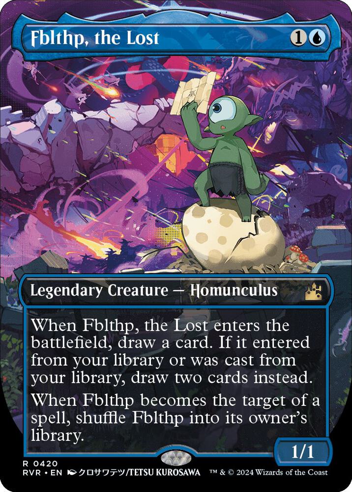 Fblthp, the Lost 420 (Ravnica Remastered)  - Borderless | Good Games Cannington