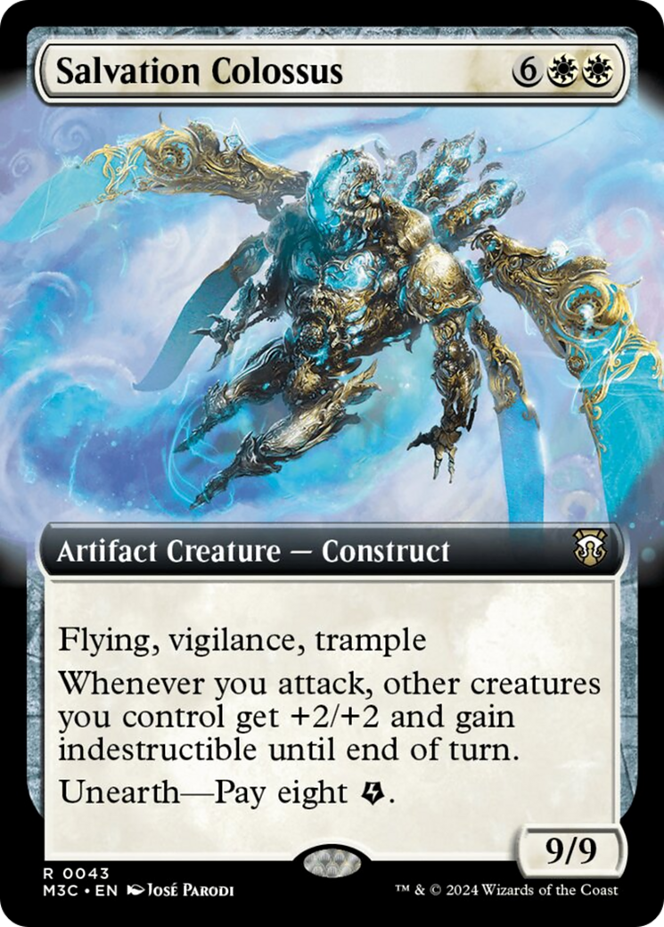 Salvation Colossus (Extended Art) [Modern Horizons 3 Commander] | Good Games Cannington