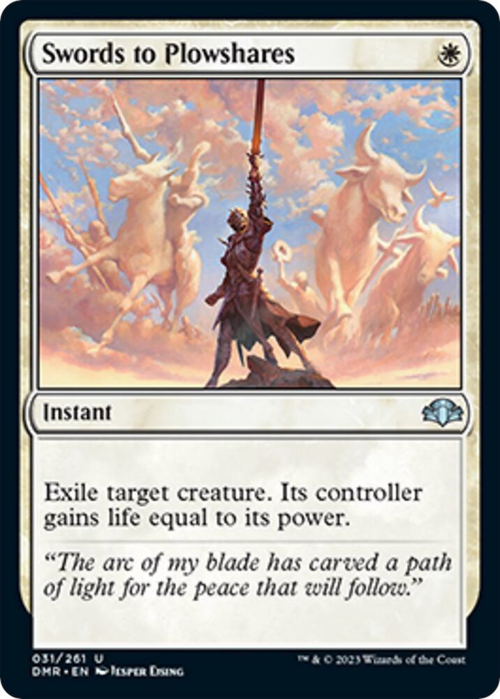 Swords to Plowshares 31 (Dominaria Remastered)  | Good Games Cannington