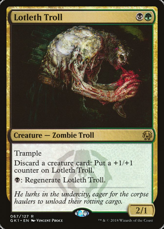 Lotleth Troll [Guilds of Ravnica Guild Kit] | Good Games Cannington