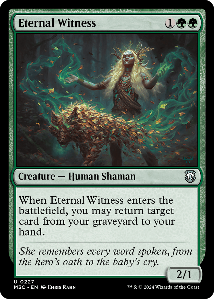 Eternal Witness [Modern Horizons 3 Commander] | Good Games Cannington