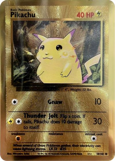 Pikachu (58/102) (Celebrations Metal Card) [Celebrations: 25th Anniversary] | Good Games Cannington