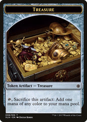 Vampire // Treasure Double-Sided Token [Ixalan Tokens] | Good Games Cannington