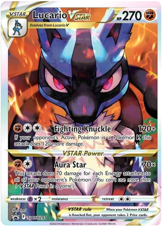 Lucario VSTAR (SWSH291) [Sword & Shield: Black Star Promos] | Good Games Cannington