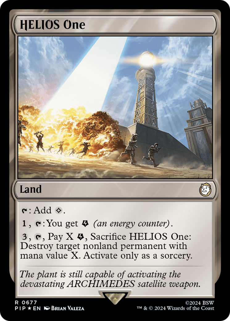 HELIOS One (Surge Foil) [Fallout] | Good Games Cannington