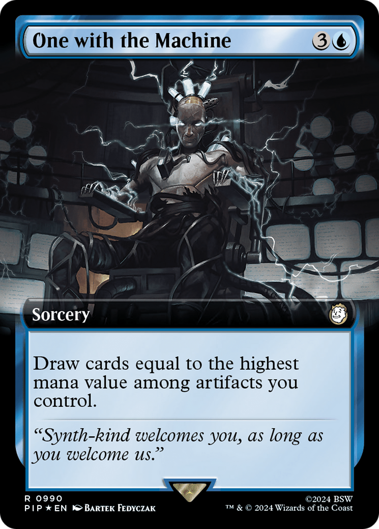 One with the Machine (Extended Art) (Surge Foil) [Fallout] | Good Games Cannington