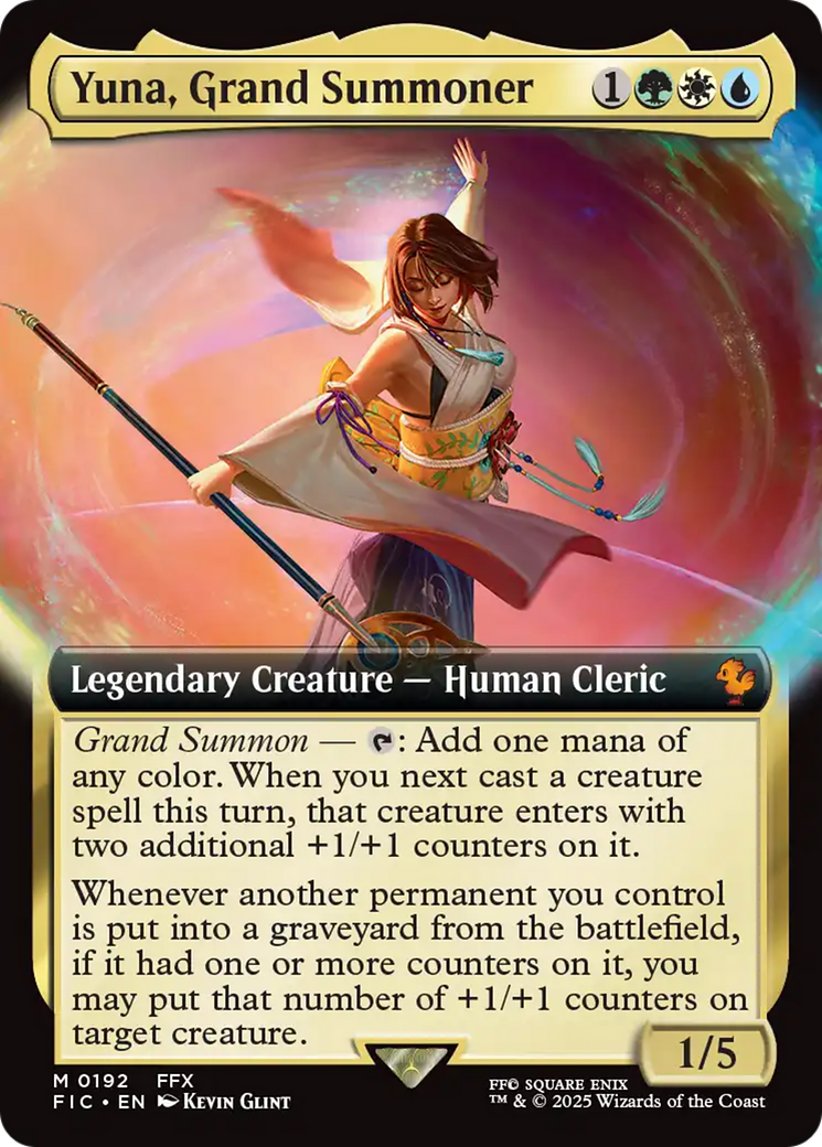 Yuna, Grand Summoner (Extended Art) [FINAL FANTASY Commander] | Good Games Cannington