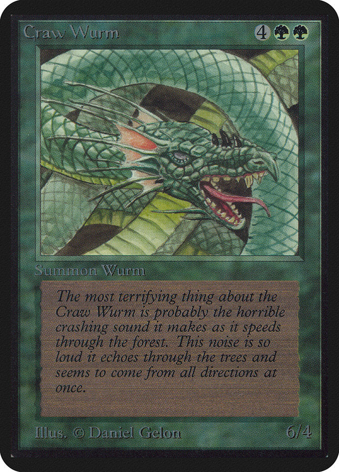 Craw Wurm [Alpha Edition] | Good Games Cannington