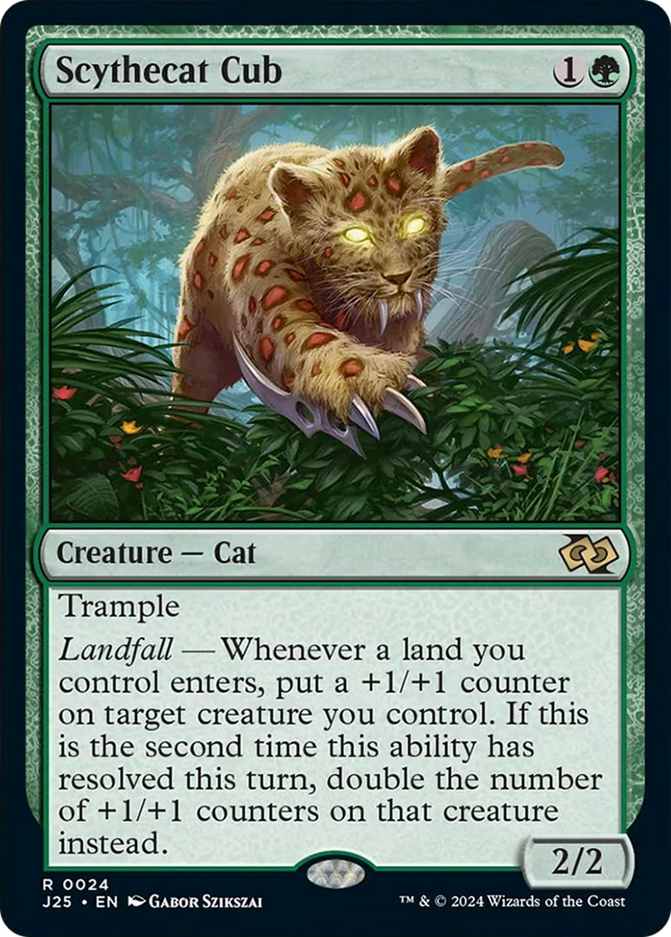 Scythecat Cub [Foundations Jumpstart] | Good Games Cannington