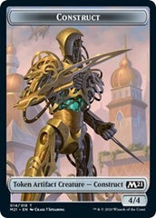 Construct // Zombie Double-Sided Token [Core Set 2021 Tokens] | Good Games Cannington