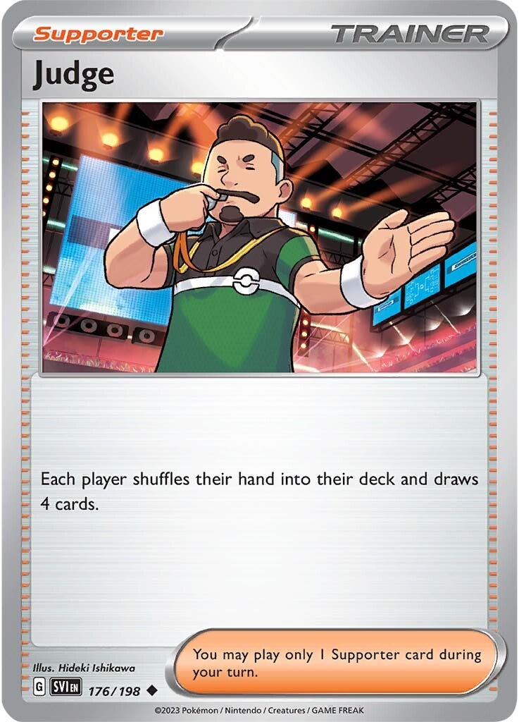 Judge (176/198) [Scarlet & Violet: Base Set] | Good Games Cannington