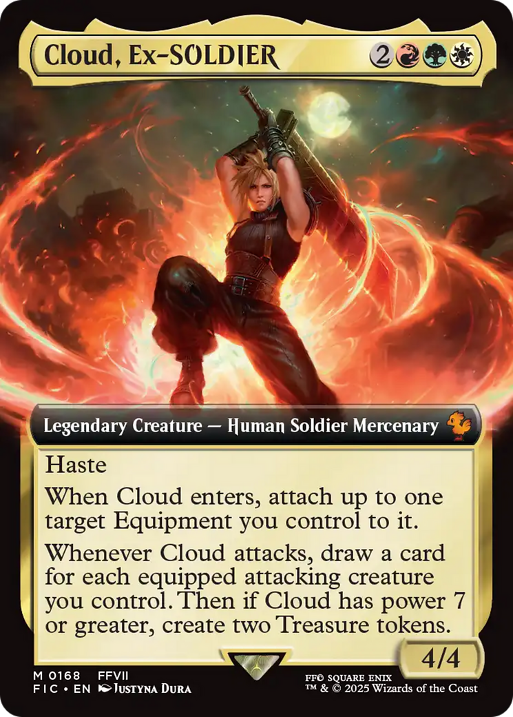 Cloud, Ex-SOLDIER (Extended Art) [FINAL FANTASY Commander] | Good Games Cannington
