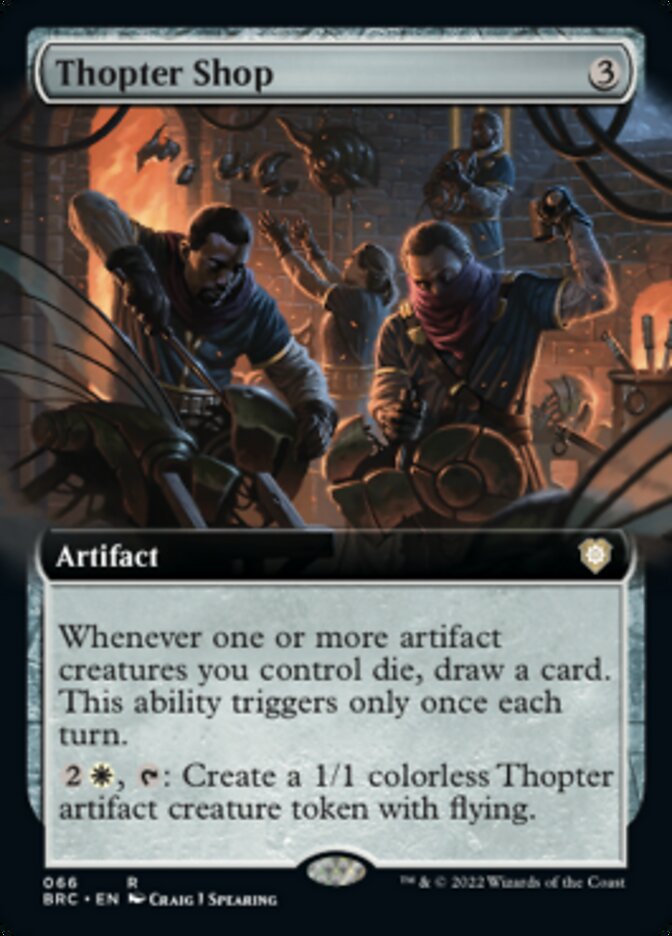 Thopter Shop (Extended Art) [The Brothers' War Commander] | Good Games Cannington