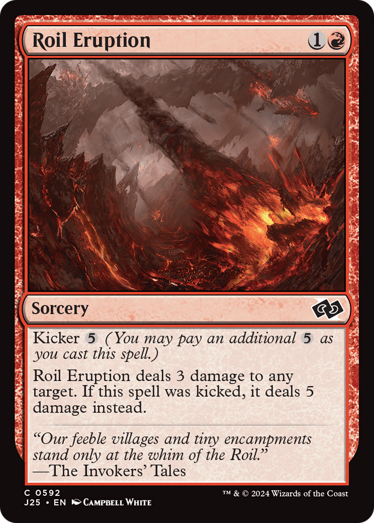 Roil Eruption [Foundations Jumpstart] | Good Games Cannington