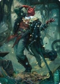 Tibalt, Cosmic Impostor Art Card [Kaldheim Art Series] | Good Games Cannington