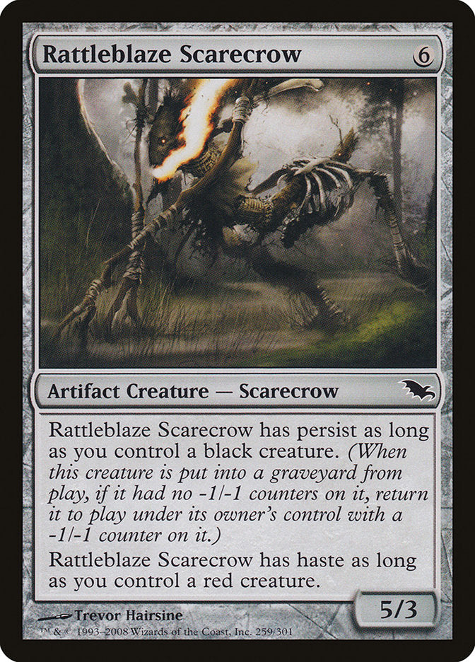 Rattleblaze Scarecrow 259/301 (Shadowmoor)  | Good Games Cannington