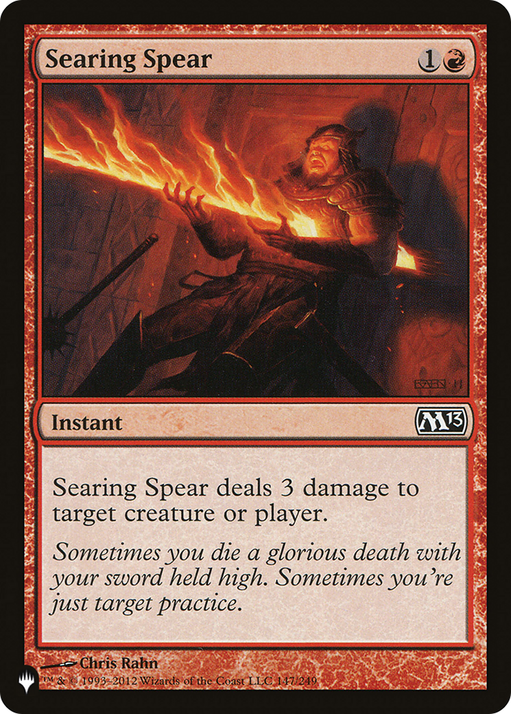 Searing Spear [The List] | Good Games Cannington