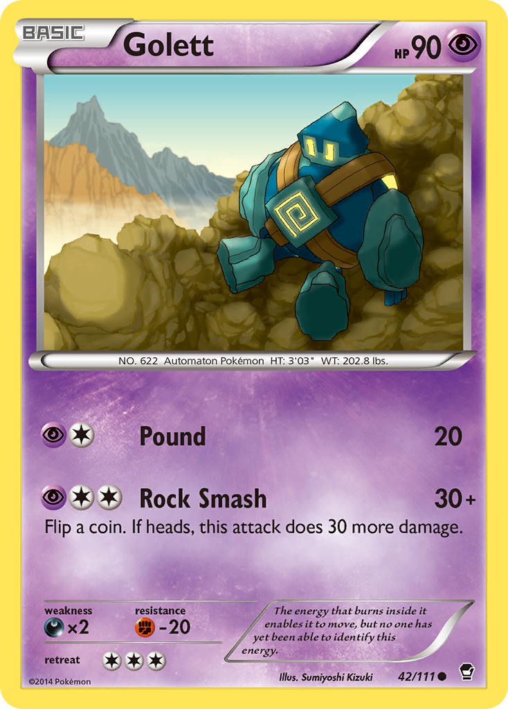 Golett (42/111) [XY: Furious Fists] | Good Games Cannington