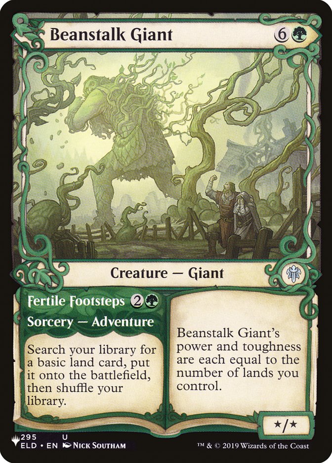 Beanstalk Giant // Fertile Footsteps (Showcase) [The List] | Good Games Cannington