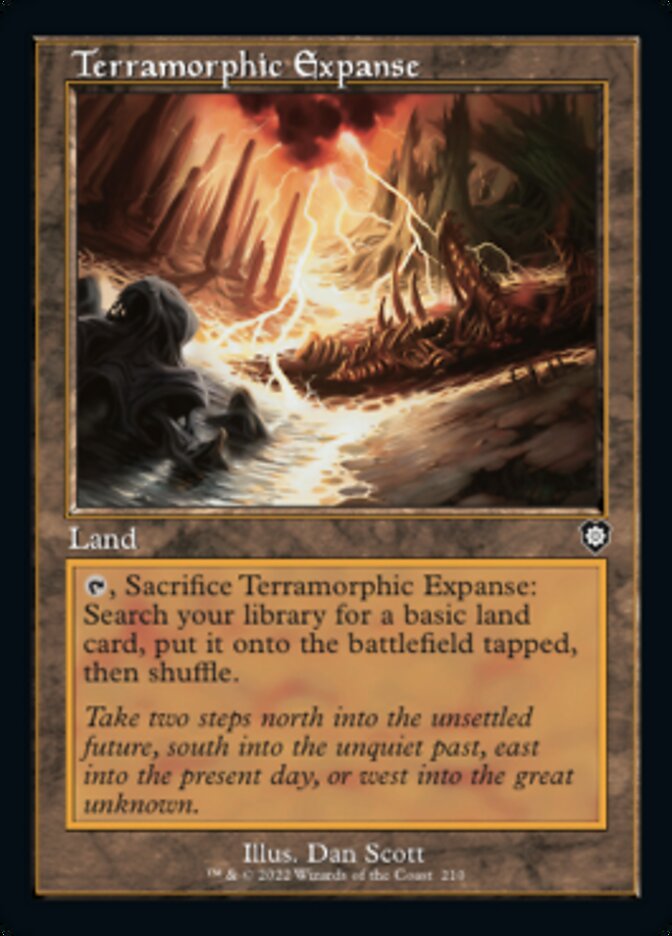 Terramorphic Expanse (Retro) [The Brothers' War Commander] | Good Games Cannington