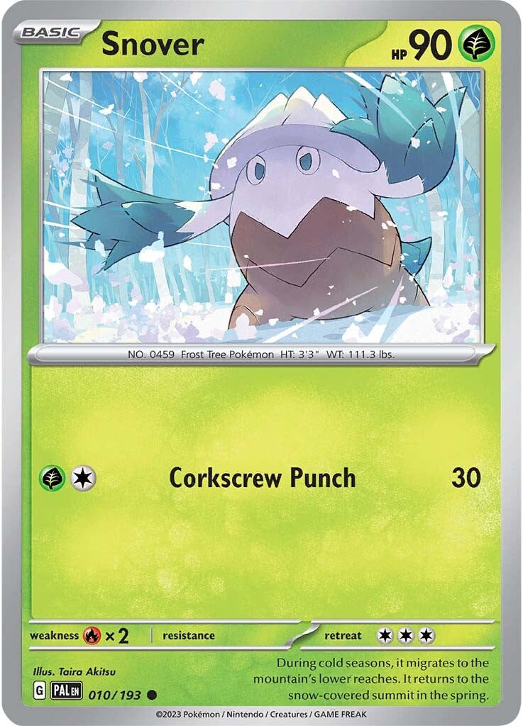 Snover (010/193) [Scarlet & Violet: Paldea Evolved] | Good Games Cannington
