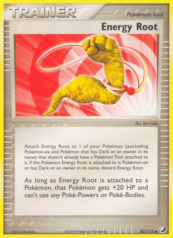 Energy Root (83/115) [EX: Unseen Forces] | Good Games Cannington