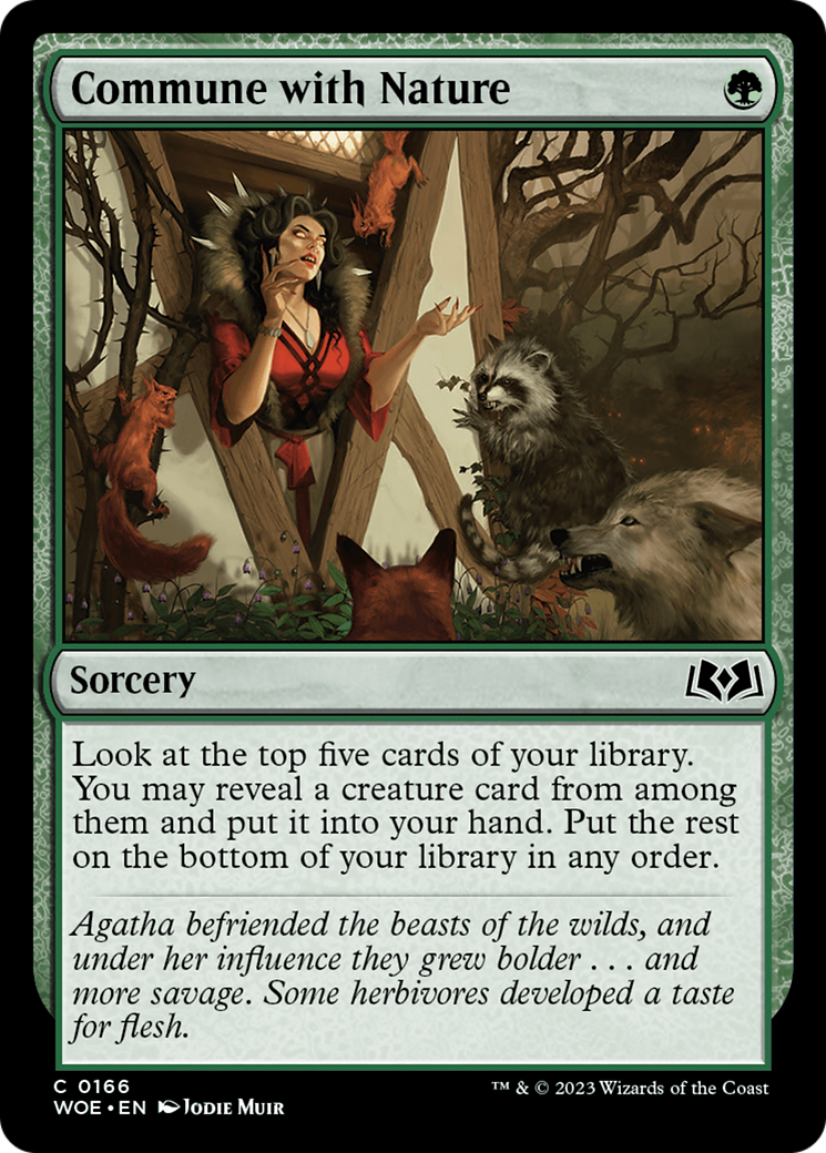 Commune with Nature [Wilds of Eldraine] | Good Games Cannington