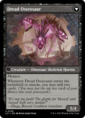 Visage of Dread // Dread Osseosaur [The Lost Caverns of Ixalan] | Good Games Cannington