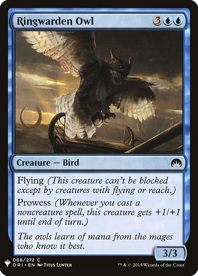 Ringwarden Owl [Mystery Booster] | Good Games Cannington