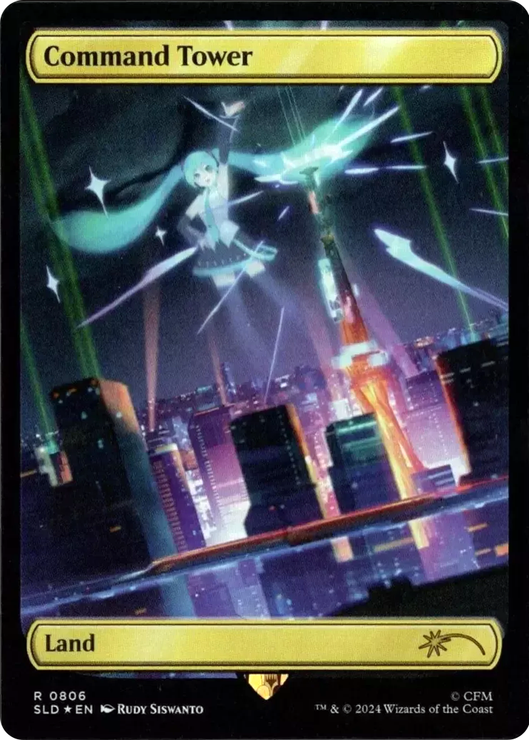 Command Tower (0806) (Rainbow Foil) [Secret Lair Drop Series] | Good Games Cannington