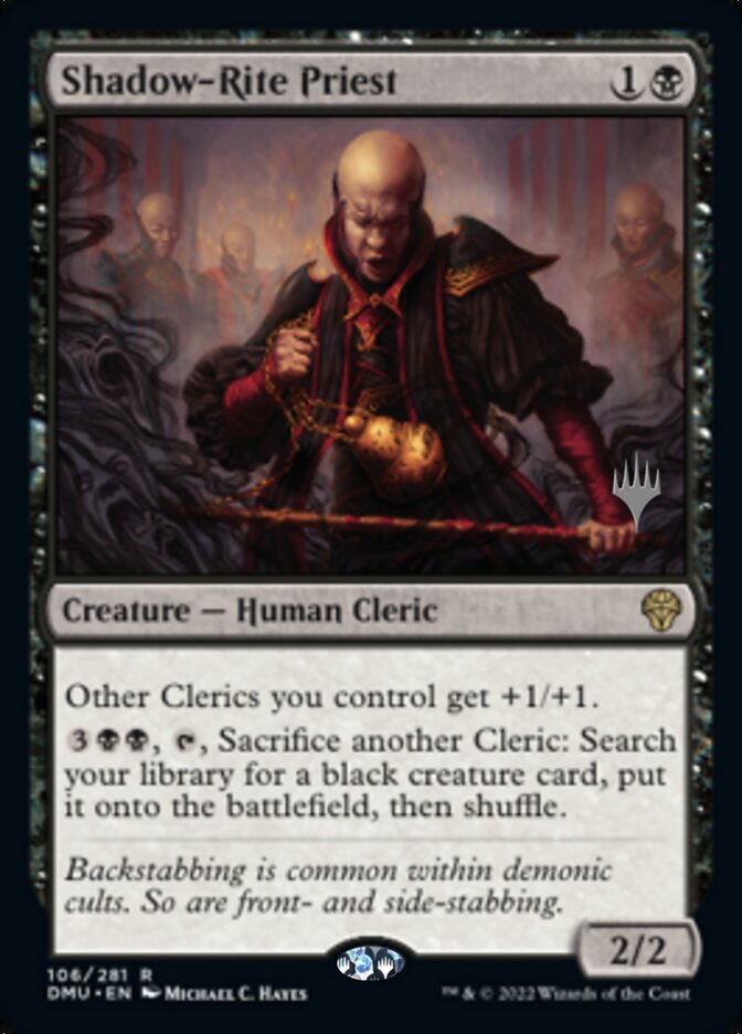 Shadow-Rite Priest (Promo Pack) [Dominaria United Promos] | Good Games Cannington