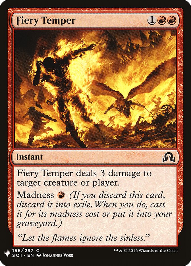Fiery Temper [Mystery Booster] | Good Games Cannington