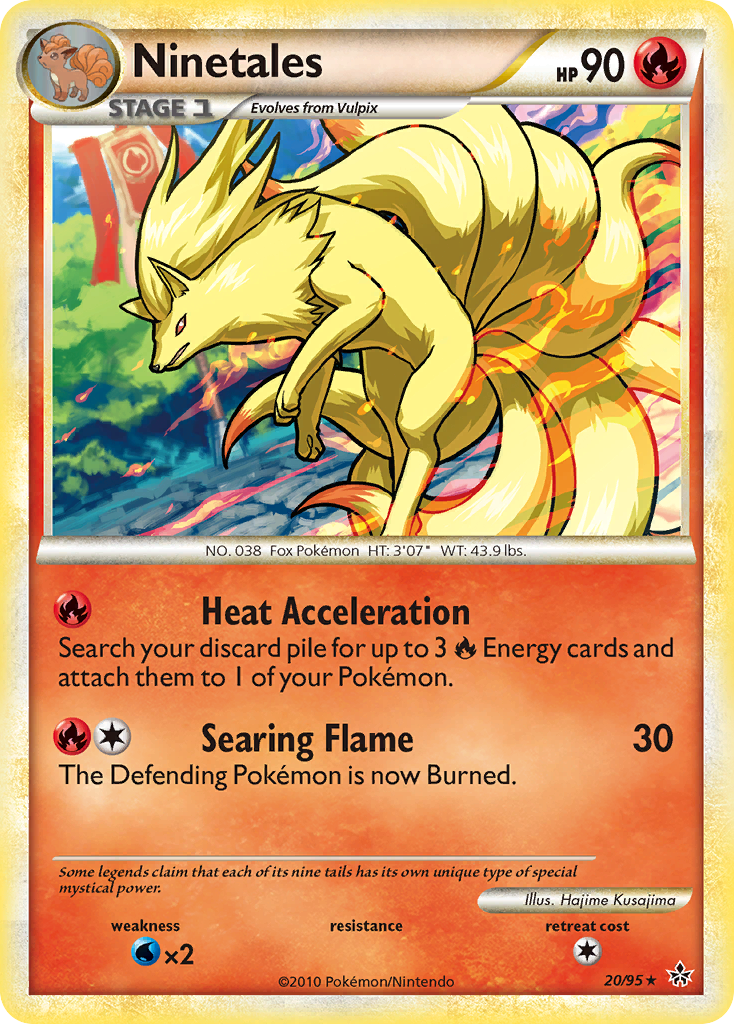 Ninetales (20/95) [HeartGold & SoulSilver: Unleashed] | Good Games Cannington