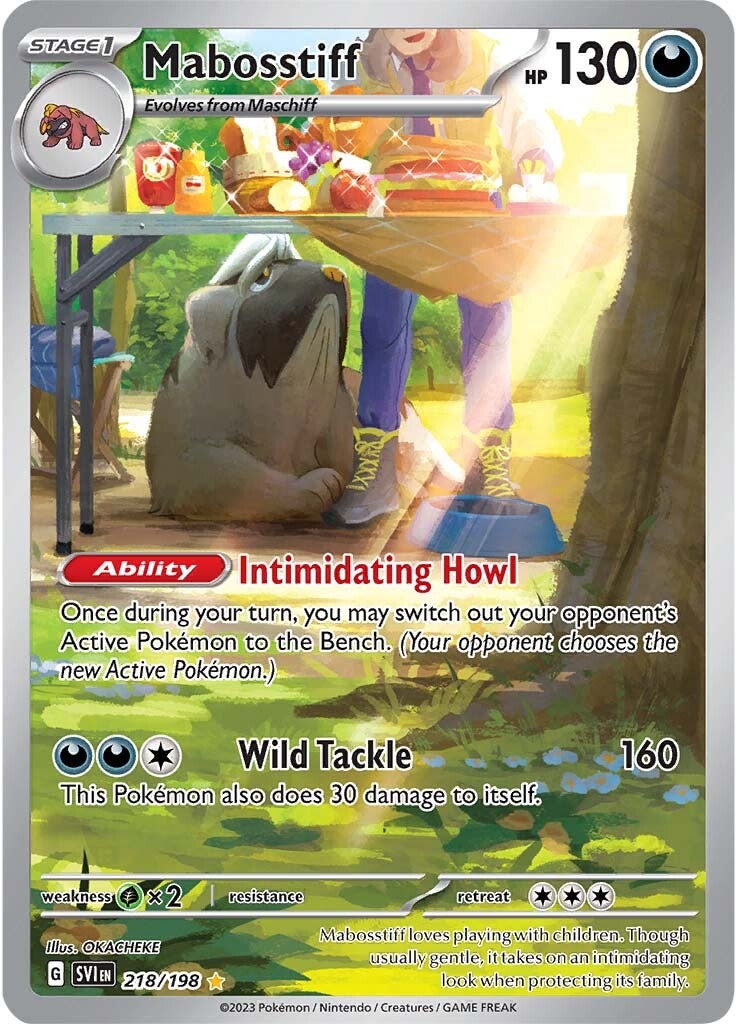 Mabosstiff (218/198) [Scarlet & Violet: Base Set] | Good Games Cannington