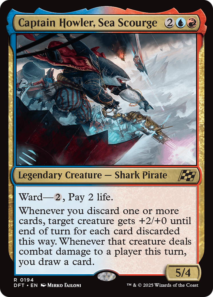 Captain Howler, Sea Scourge [Aetherdrift] | Good Games Cannington
