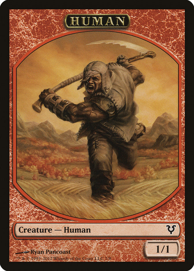 Human Token (7/8) [Avacyn Restored Tokens] | Good Games Cannington