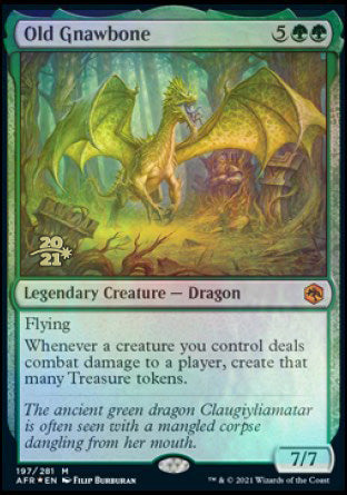 Old Gnawbone [Dungeons & Dragons: Adventures in the Forgotten Realms Prerelease Promos] | Good Games Cannington