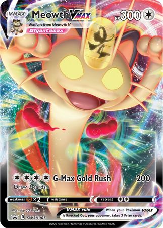 Meowth VMAX (SWSH005) [Sword & Shield: Black Star Promos] | Good Games Cannington