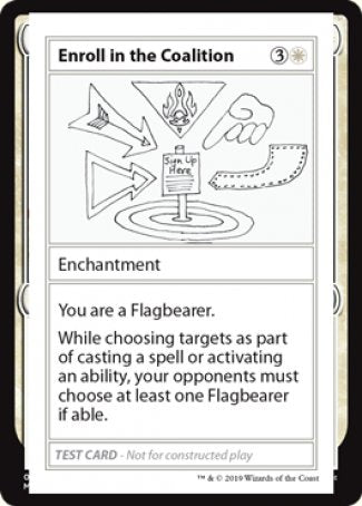 Enroll in the Coalition (2021 Edition) [Mystery Booster Playtest Cards] | Good Games Cannington