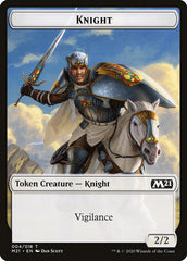 Beast // Knight Double-Sided Token [Core Set 2021 Tokens] | Good Games Cannington