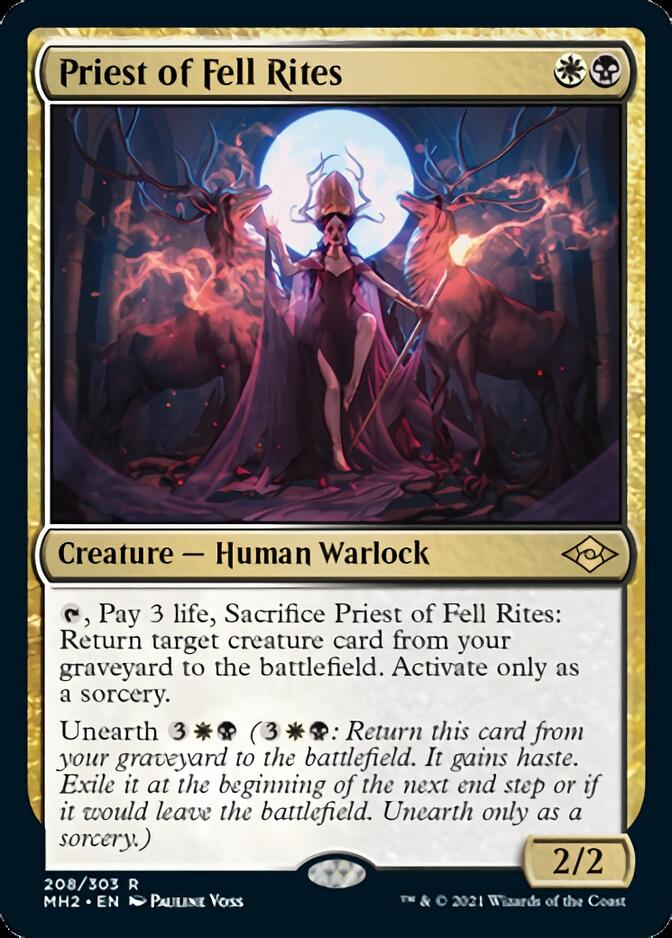 Priest of Fell Rites [Modern Horizons 2] | Good Games Cannington