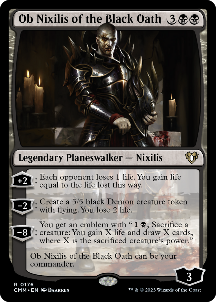 Ob Nixilis of the Black Oath [Commander Masters] | Good Games Cannington