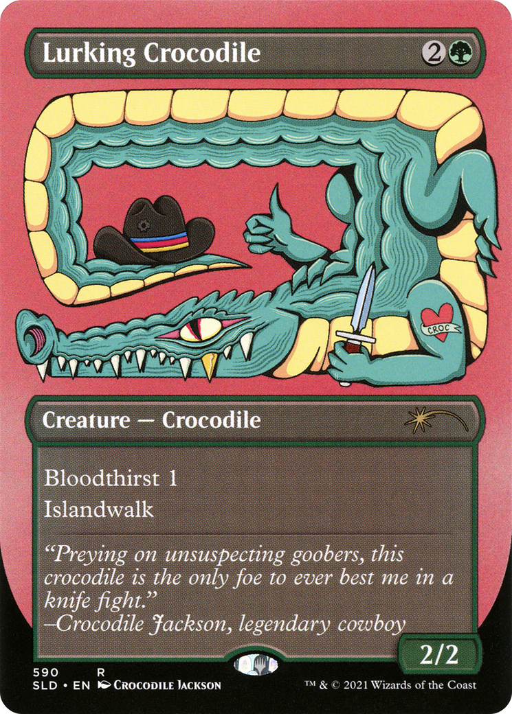 Lurking Crocodile [Secret Lair Drop Promos] | Good Games Cannington