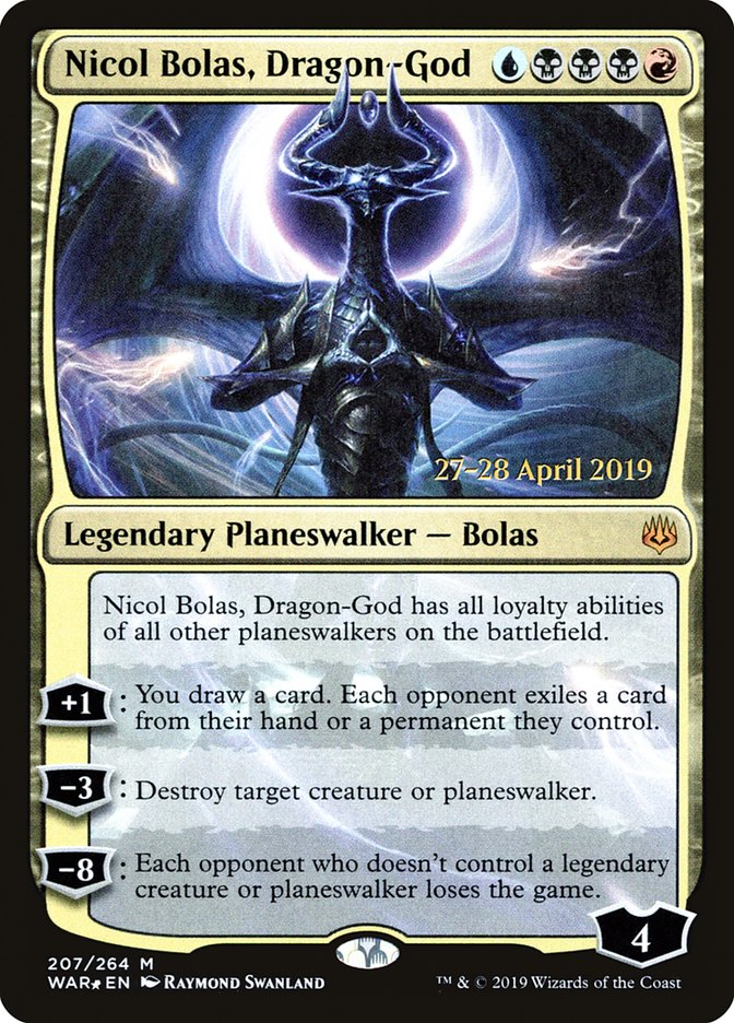 Nicol Bolas, Dragon-God [War of the Spark Prerelease Promos] | Good Games Cannington