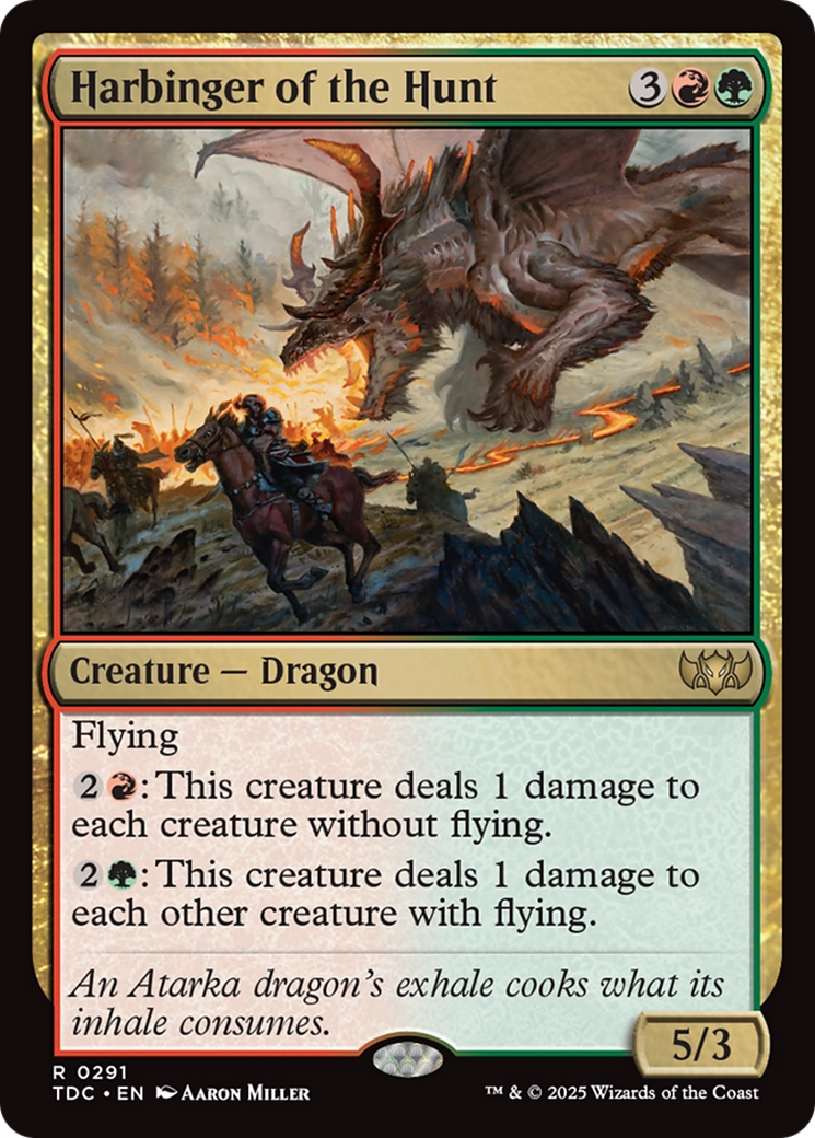 Harbinger of the Hunt [Tarkir: Dragonstorm Commander] | Good Games Cannington