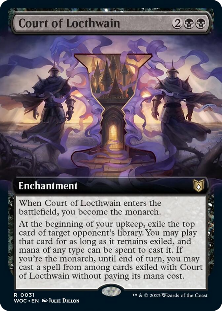 Court of Locthwain (Extended Art) [Wilds of Eldraine Commander] | Good Games Cannington