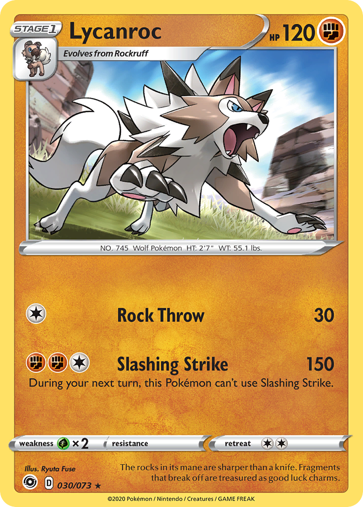 Lycanroc (030/073) [Sword & Shield: Champion's Path] | Good Games Cannington