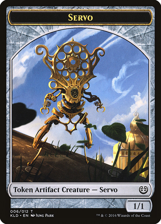 Servo Token (006/012) [Kaladesh Tokens] | Good Games Cannington